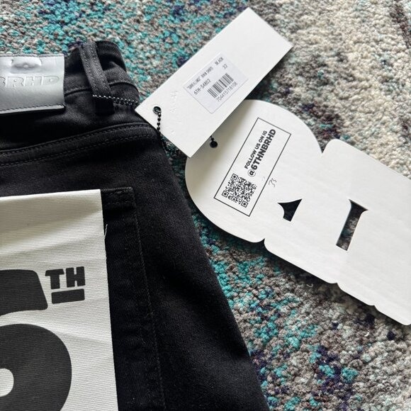 6THNBRHD “Notice” Patch Shorts – Black size 32 - Picture 4 of 9